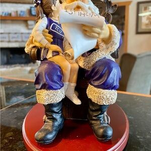 TCU Santa Claus Figurine
